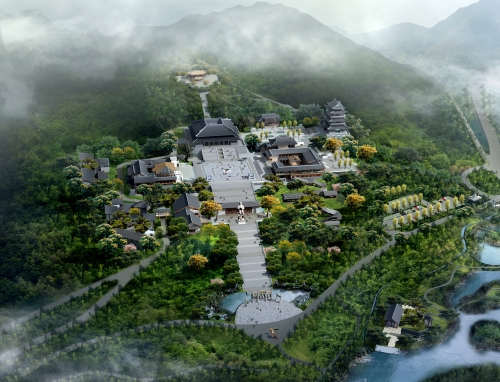 貴陽孔學(xué)堂鳥瞰圖